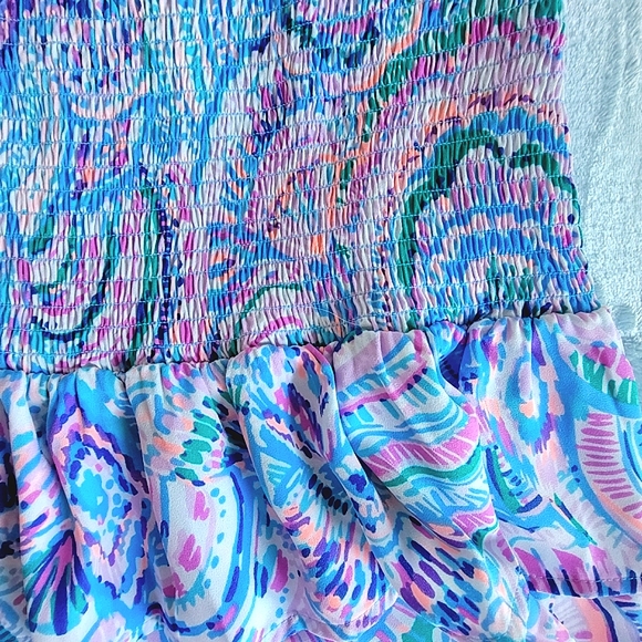 NWOT LILLY PULITZER Soren ruffle 2piece skirt set in Happy As A Clam - Picture 10 of 11
